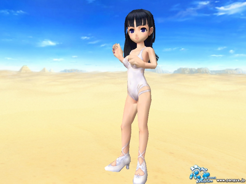 スクリーンショット アリンの白水着ジャンプアニメーション 36枚目