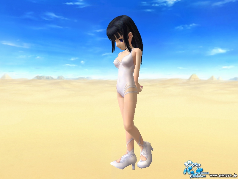 スクリーンショット アリンの白水着ジャンプアニメーション 38枚目