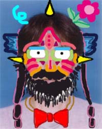 写真を取りこんで、思いっきり落書きぃッ!!!
